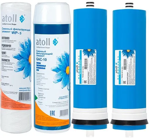 Комплект сменных картриджей Atoll №109 STDA ATECRT148