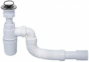 Сифон бутылочный для мойки Mc Alpine MRSK9, 1