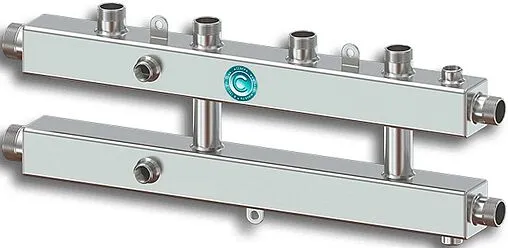 Коллектор распределительный 3 контура 1¼&quot;н x 1&quot;н Север-КМ2+1(Aisi) 1915034