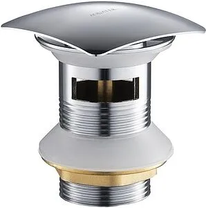 Выпуск автоматический для раковины с переливом Aquatek хром AQ6004CR Выпуск автоматический для раковины с переливом Aquatek хром AQ6004CR, 1