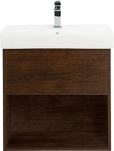 Тумба-умывальник подвесная BelBagno NEON 60 Rovere Scuro NEON-600-1C-SO-RS+19060