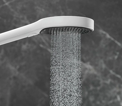 Душевой набор Hansgrohe Rainfinity 130 3jet 125см белый матовый/графит 26852700