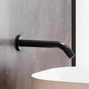 Смеситель для раковины из стены Damixa Scandinavian Pure чёрный матовый 360270300 Смеситель для раковины из стены Damixa Scandinavian Pure чёрный матовый 360270300, 3