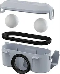 Гидрозатвор комбинированный для пластикового водоотводящего желоба 0.52л/сек AlcaPlast Smart P065-ND Гидрозатвор комбинированный для пластикового водоотводящего желоба 0.52л/сек AlcaPlast Smart P065-ND