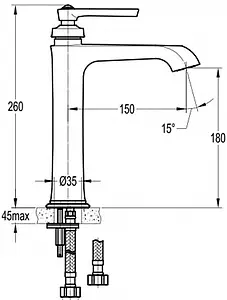 Смеситель для раковины Swedbe Terracotta Art 2501 Смеситель для раковины Swedbe Terracotta Art 2501, 2