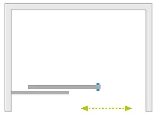 Дверь в нишу 1200мм прозрачное стекло Radaway Espera DWJ 120 L 380595-01L+380212-71L