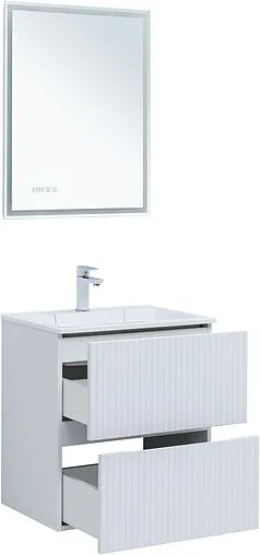 Тумба под умывальник Aquanet Джейн 60 белый матовый 00313284