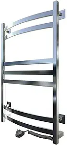 Полотенцесушитель электрический лесенка Тругор Пэк 21 кв 80х40 полированная сталь Полотенцесушитель электрический лесенка Тругор Пэк 21 кв 80х40 полированная сталь, 1
