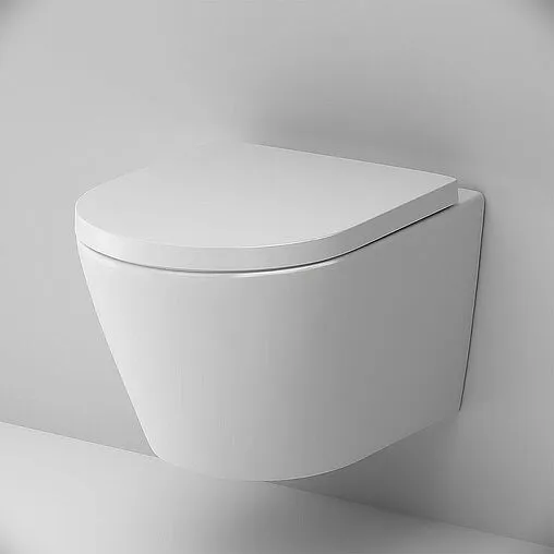 Комплект 6 в 1 Am.Pm Sense FlashClean IS100101.741701 с кнопкой белый глянцевый