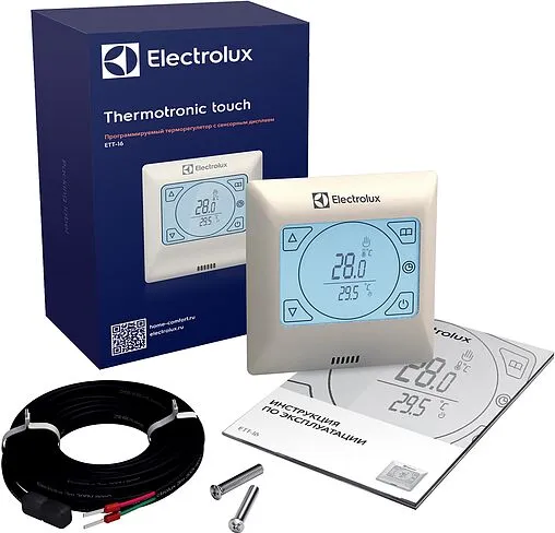 Терморегулятор Electrolux Thermotronic Touch слоновая кость ETT-16 EEC