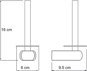 Держатель туалетной бумаги Wasserkraft Berkel хром 6897, 3