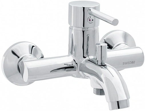 Смеситель для ванны Swedbe Jupiter хром 1530