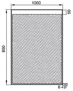 Зеркало с подсветкой Aquanet Палермо 10085 00196645 Зеркало с подсветкой Aquanet Палермо 10085 00196645, 2