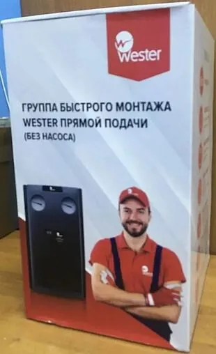 Насосный модуль с прямым контуром 1½&quot;н х 1&quot;н Wester DN25 0-05-0010 без насоса