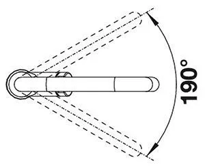 Смеситель для кухни с выдвижным изливом Blanco Jurena-S хром 520765, 3