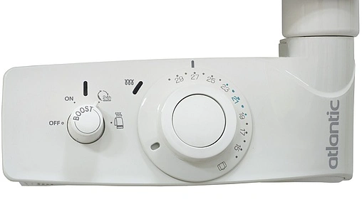 Полотенцесушитель электрический лесенка Atlantic Adelis 984x556 W 500W белый матовый 002238