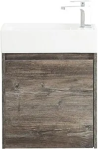 Тумба-умывальник подвесная BelBagno KRAFT MINI 50 L Pino Pasadena KRAFT MINI-500/260-1A-SO-PP-L+7045-KL, 1