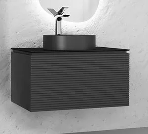 Тумба под умывальник подвесная Jorno Stone 80 антрацит Stn.01.80/P/A/JR Тумба под умывальник подвесная Jorno Stone 80 антрацит Stn.01.80/P/A/JR, 3