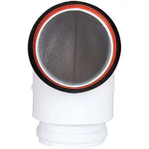 Колено для дымохода Ø 80/100мм ∠ 90° (Al) Rommer RCA-0080-800090, 4