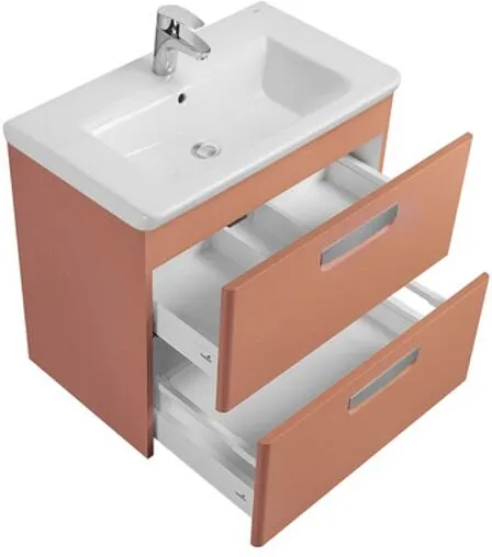 Тумба-умывальник подвесная Roca The Gap Original 70 терракота ZRU9307838+327471000