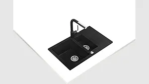 Мойка кухонная Teka Clivo 60 B-TQ черный металлик 40148020, 4