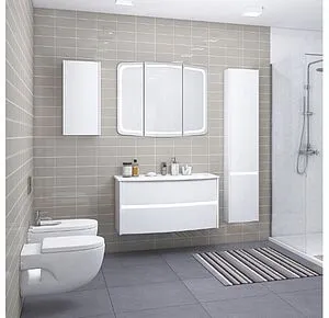 Шкаф Aquaton Астера 35 R белый 1A195503AS01R, 3