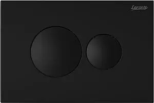 Клавиша смыва для унитаза Loranto 7313 черный матовый Клавиша смыва для унитаза Loranto 7313 черный матовый, 1