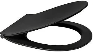 Крышка-сиденье для унитаза с микролифтом ISVEA D80 черный матовый 40D80521I-S, 1