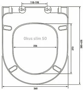 Крышка-сиденье для унитаза с микролифтом VitrA Universal белый 801-003-019 Крышка-сиденье для унитаза с микролифтом VitrA Universal белый 801-003-019, 2