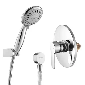 Смеситель для душа скрытого монтажа Swedbe Platta хром 5531, 1