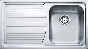 Мойка кухонная Franke Logica Line LLL 611 R декор нержавеющая сталь 101.0086.233, 1
