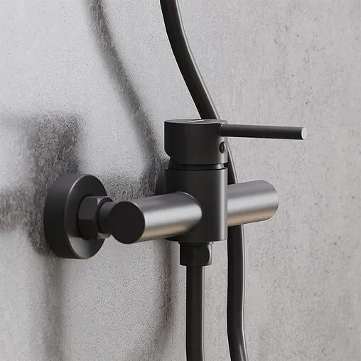 Смеситель для душа Damixa Scandinavian Pure чёрный матовый 362000300 Смеситель для душа Damixa Scandinavian Pure чёрный матовый 362000300