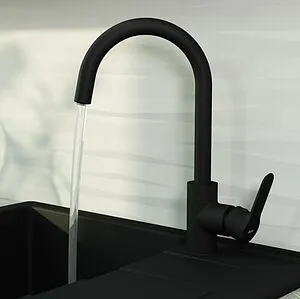 Смеситель для кухни с подключением к фильтру IDDIS Cuba чёрный матовый CUBBLFJi05, 5