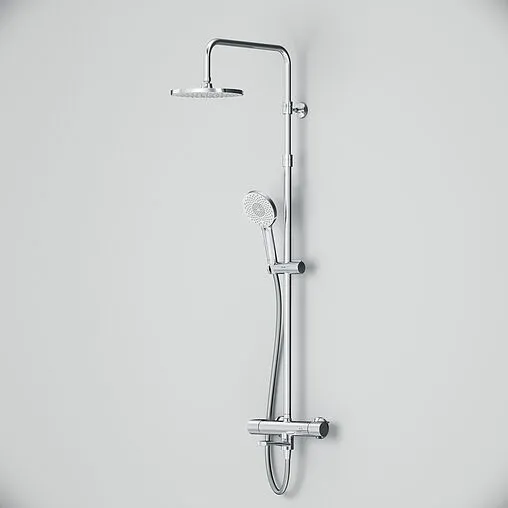 Душевая система с термостатом для ванны Am.Pm X-Joy хром F0785A500 Душевая система с термостатом для ванны Am.Pm X-Joy хром F0785A500