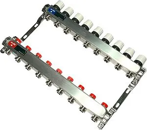 Группа коллекторная без расходомеров 9 отводов 1"в/в x ¾"ек Uni-fitt TECHNO 451W4309 Группа коллекторная без расходомеров 9 отводов 1"в/в x ¾"ек Uni-fitt TECHNO 451W4309, 5