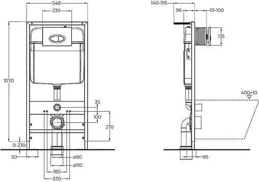 Инсталляция для подвесного унитаза Set 3 в 1 BelBagno BB026/BB071CR с кнопкой хром глянцевый Инсталляция для подвесного унитаза Set 3 в 1 BelBagno BB026/BB071CR с кнопкой хром глянцевый
