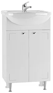 Тумба-умывальник напольная Айсберг Классик 50 белый DA1014T+46200081927581, 1