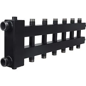 Распределительный коллектор 7 контуров с гидрострелкой 1½"н x 1"н Rommer RDG-0018-024037 Распределительный коллектор 7 контуров с гидрострелкой 1½"н x 1"н Rommer RDG-0018-024037, 5