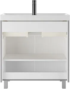 Тумба-умывальник напольный Домино Graffo 80 светло-серый DGr2416T+4670142930020, 5