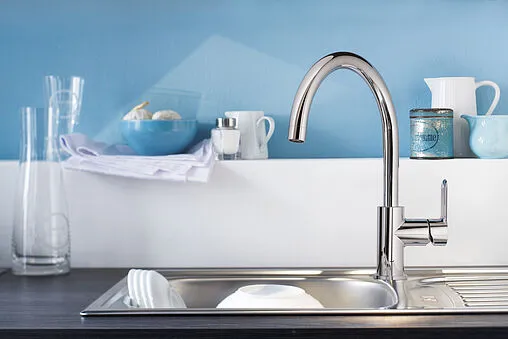 Смеситель для кухни Grohe BauEdge хром 31367000 Смеситель для кухни Grohe BauEdge хром 31367000