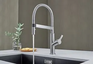 Смеситель для кухни с гибким изливом Blanco Solenta-S Senso рычаг слева нержавеющая сталь 523127 Смеситель для кухни с гибким изливом Blanco Solenta-S Senso рычаг слева нержавеющая сталь 523127, 4