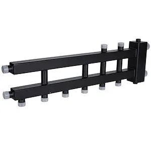 Распределительный коллектор 5 контуров с гидрострелкой 1½&quot;н x 1&quot;н Rommer RDG-0060-024035, 1