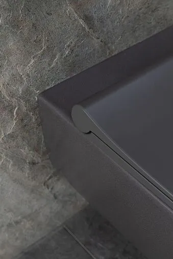 Унитаз подвесной безободковый Allen Brau Priority антрацит 4.31001.AN