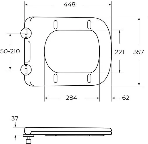 Унитаз-компакт безободковый BelBagno Ardente R белый BB02093CPR/SC+BB02093T