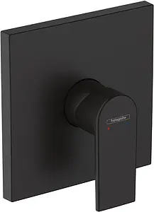 Смеситель для душа скрытого монтажа Hansgrohe Vernis Shape чёрный матовый 71668670, 1