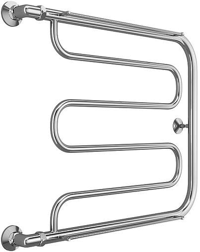 Полотенцесушитель водяной Terminus Фокстрот 1&quot; БШ 600х700 полированная сталь 4620768881473