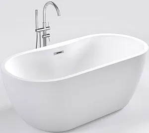 Ванна акриловая отдельностоящая Comforty 165х75 белый BA111W Ванна акриловая отдельностоящая Comforty 165х75 белый BA111W, 1