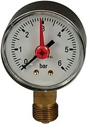 Манометр радиальный Giacomini 50мм 10 бар ¼&quot; R225Y012