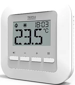 Проводной комнатный двухпозиционный регулятор котла TECH ST-295 v3 белый WG.11.0473 Проводной комнатный двухпозиционный регулятор котла TECH ST-295 v3 белый WG.11.0473, 1