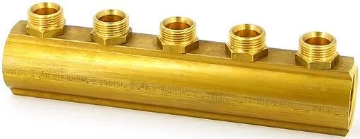 Коллектор распределительный проходной 5 отводов 1¼&quot;в/в x ¾&quot;ек Tiemme 1970044